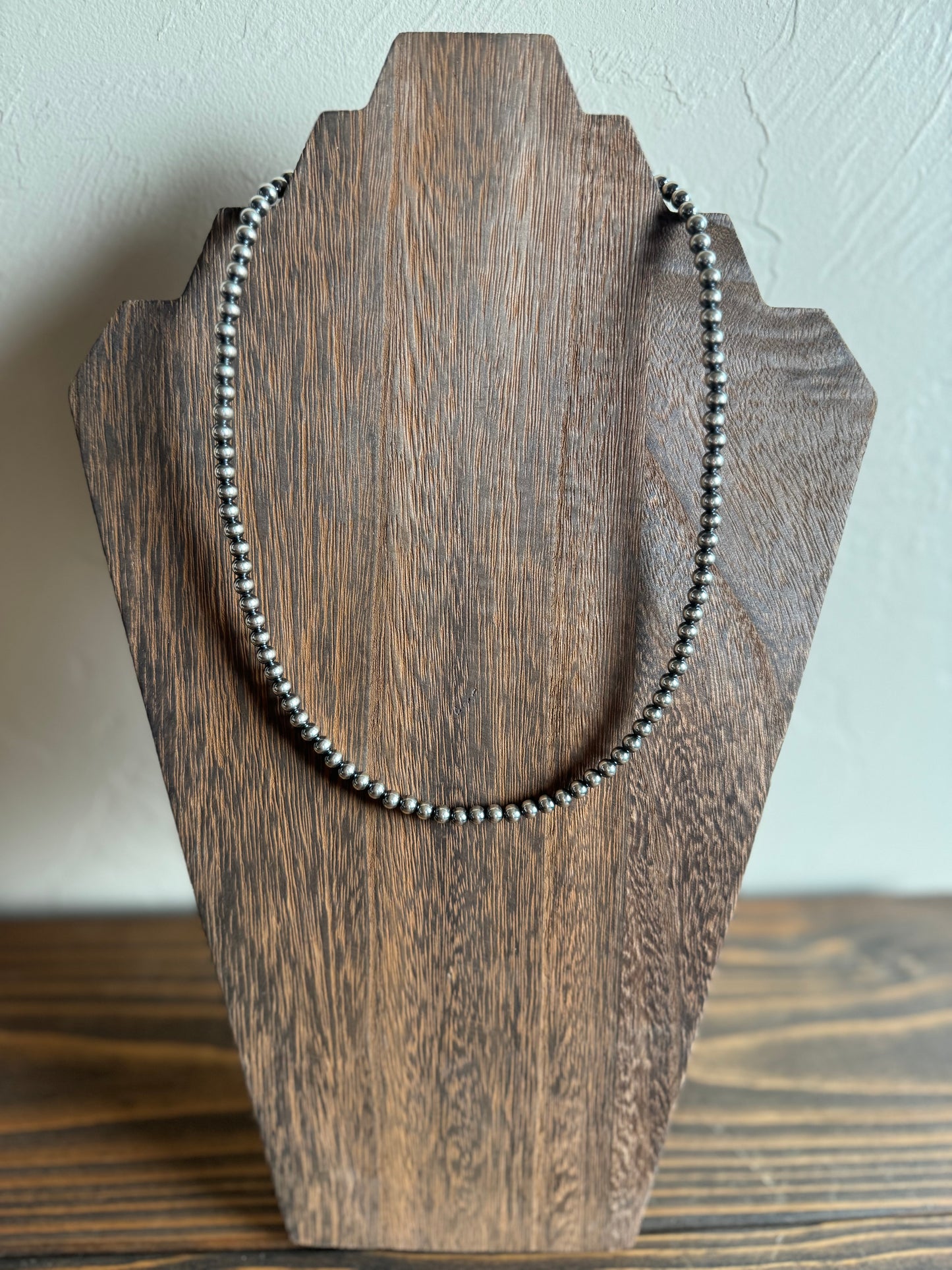 18in 5mm Sterling Silver Pearls