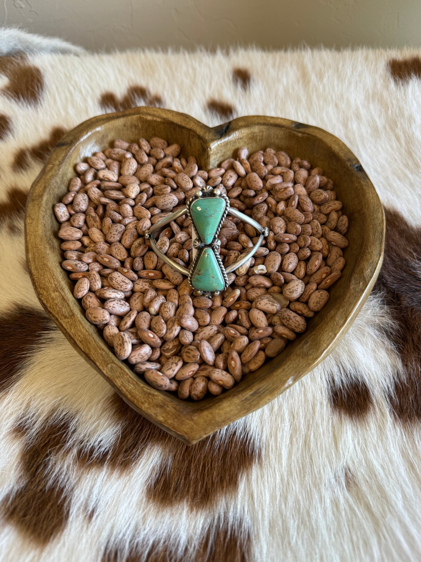 Alfred Martinez (Navajo) Kingman Turquoise bracelet