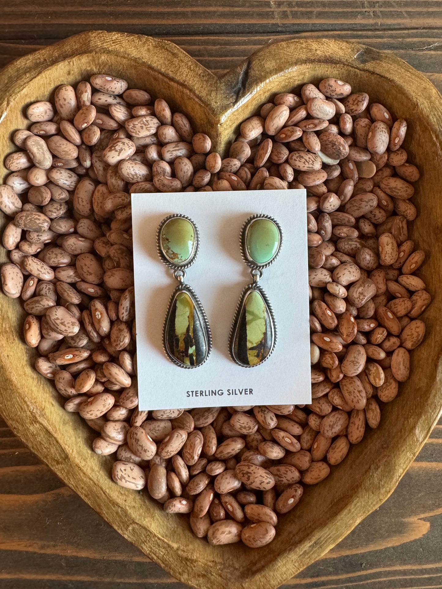 Blackjack dangle earrings