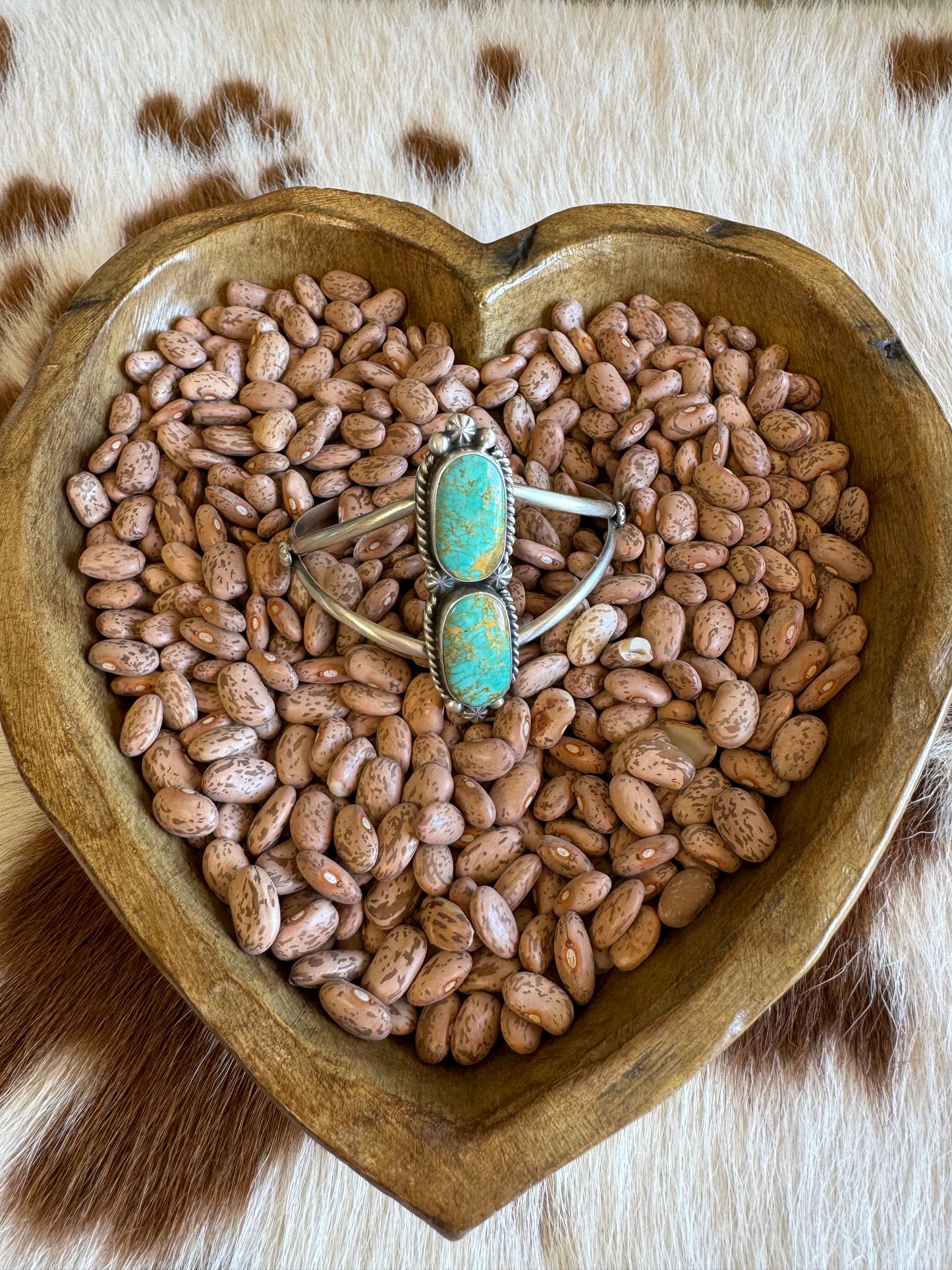Alfred Martinez (Navajo) Kingman Turquoise bracelet