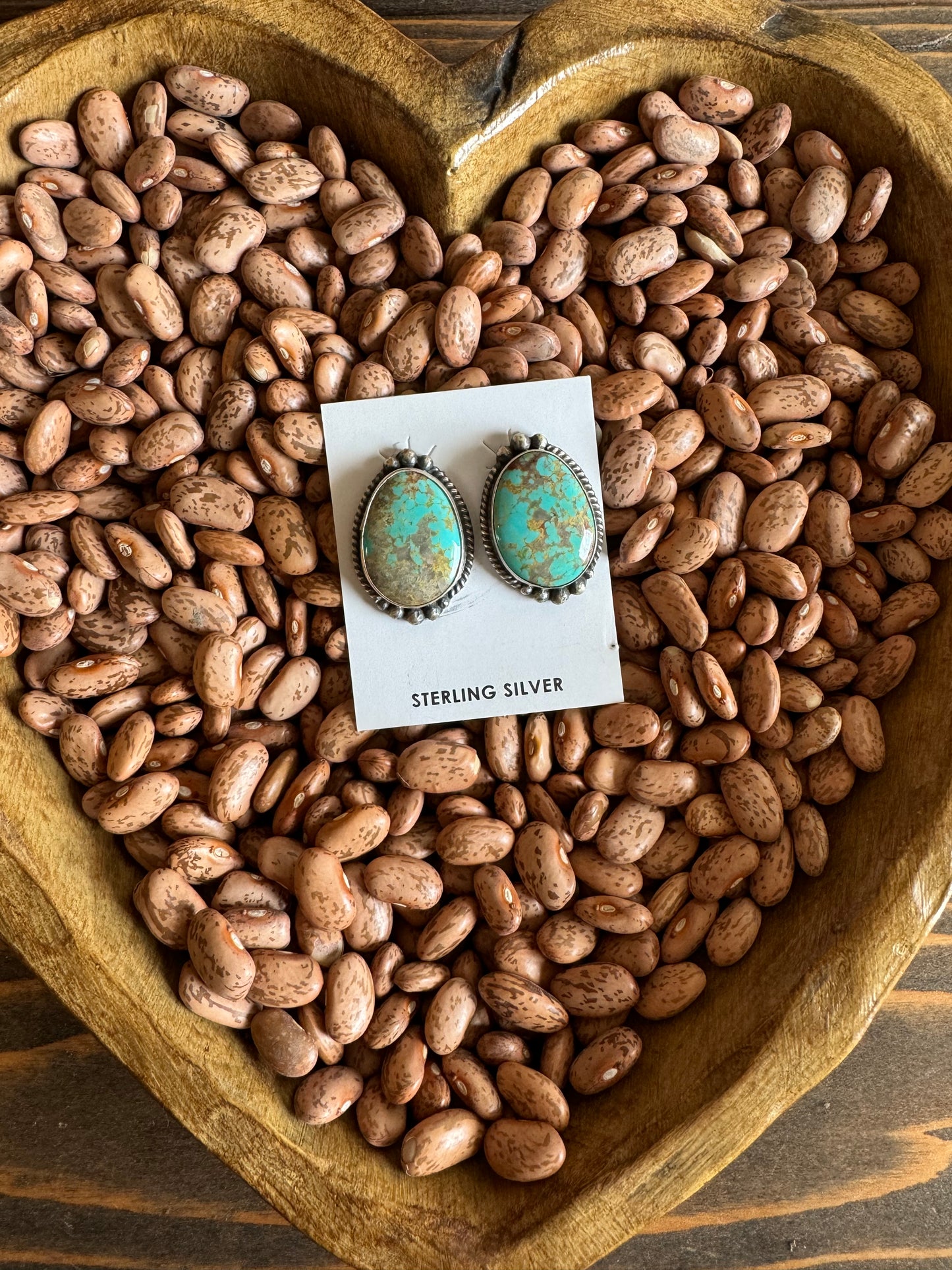 #8 Turquoise stud earrings
