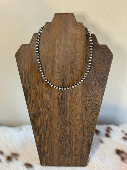 14 Inch 6mm Navajo Pearls